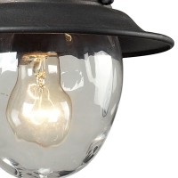 Searsport 8'' Wide 1-Light Outdoor Pendant - Weathered Charcoal