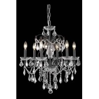 Elegant Lighting 2015D24Db-Rc 24 D X 21 In St Francis Collection Hanging Fixture - Royal Cut Dark Bronze