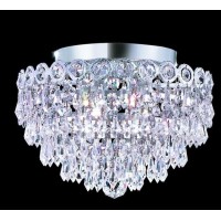 Elegant Lighting 1902F12C-Rc 12 D X 10 In Century Collection Flush Mount - Royal Cut- Chrome