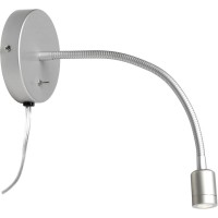 Dainolite Dledw-263-Sv 3W 3000K Cri80 Plus 120Vac Input 35 Degree Led Wall Lamp Silver With 9 Ft Plug Cord