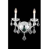 Elegant Lighting 2015W2C-Rc 13 X 15 In St Francis Collection Wall Sconce - Royal Cut Chrome