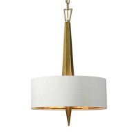 Uttermost Obeliska 16 Wide Warm Gold Ceramic Chandelier