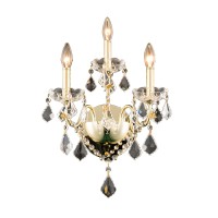 Elegant Lighting 2015W3G-Rc 13 X 17 In St Francis Collection Wall Sconce - Royal Cut Gold