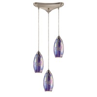 Iridescence Configurable Multi Pendant - Satin Nickel