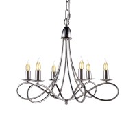 Elegant Lighting 1452D22Pn 24 Dia X 19 H In Lyndon Pendant Lamp - Polished Nickel