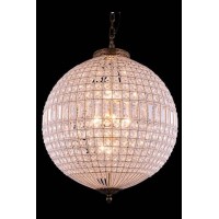 Elegant Lighting 1205D24Fg-Rc 245 Dia X 335 H In Olivia Pendent Lamp - French Gold- Royal Cut Crystals