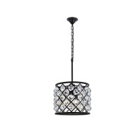 Elegant Lighting 1206D14Mb-Rc 14 Dia X 13 H In Madison Pendent Lamp - Mocha Brown- Royal Cut Crystals