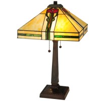 Meyda 138117 23 In Parker Poppy Table Lamp