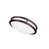 Dainolite Cfled-C1218-Bz 18W 310 Mm Led Ceiling Flush Bronze - 12 In