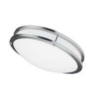 Dainolite Cfled-C1626-Sc 26W 410 Mm Led Ceiling Flush Satin Chrome - 16 In