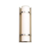 Accesslighting 20067Ledd-Bs-Opl 640 Lumens Cilindro Led Brushed Steel Ada Wall Light