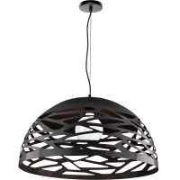 Dainolite Cor-201P-Bk 1 Light Pendant Matte Black Finish