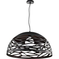 Dainolite Cor-201P-Bk 1 Light Pendant Matte Black Finish