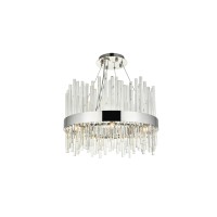 3000 Dallas Collection Chandelier D:20In H:14In Lt:14 Chrome Finish (Royal Cut Crystals)