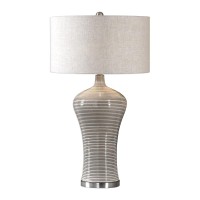 212 Main 27570-1 Dubrava Light Gray Table Lamp