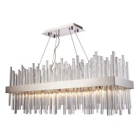 Elegant Lighting 3000G36C 14 X 12 X 36 In Dallas 20 Light Chrome Chandelier - Royal Cut Crystals