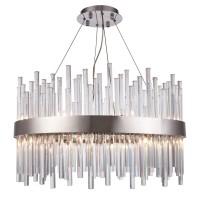 Elegant Lighting 3000D25C 14 X 25 In Dallas 16 Light Chrome Chandelier - Royal Cut Crystals