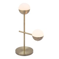 Waterloo Table Lamp White And Bronze