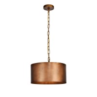 Miro Collection Pendant D15 H9.25 Lt:1 Manual Brass Finish