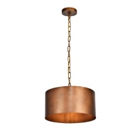 Miro Collection Pendant D15 H9.25 Lt:1 Manual Brass Finish