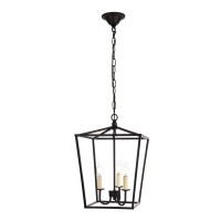 Maddox Collection Pendant D12.5 H18.25 Lt:3 Black Finish