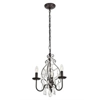 Blaise Collection Pendant D15 H20 Lt:3 Oil Rubbed Bronze Finish