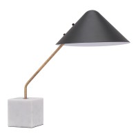 Pike Table Lamp Black And White