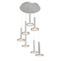 Artcraft Lighting Ac7557 1775 X 1775 X 10 In Aurora Chandelier - Brushed Aluminum