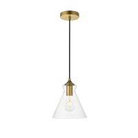 Destry 1 Light Chrome Pendant With Clear Glass