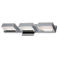 Dainolite Vld-215-3W-Pc 3 Light Led Wall Vanity Polished Chrome