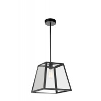 1 Light Down Mini Pendant With Black Finish