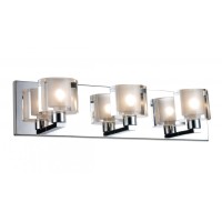 3 Light Wall Sconce With Chrome Finish