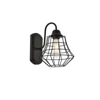 Candor 1 Light Black Wall Sconce