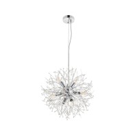 Flores 8 Light Chrome Pendant