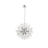 Flores 8 Light Chrome Pendant