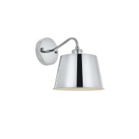 Nota 1 Light Chrome Wall Sconce