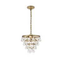 Kora 3 Light Brass Pendant