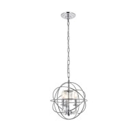 Wallace 3 Light Chrome Pendant