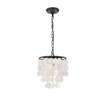 Selene 1 Light Black Pendant