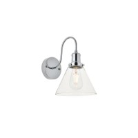 Histoire 1 Light Chrome Wall Sconce