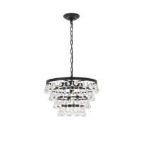 Kora 5 Light Black Pendant