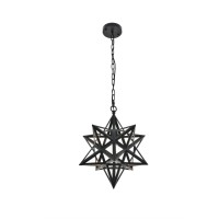 Nocturne 1 Light Black Pendant