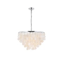 Selene 6 Light Chrome Pendant