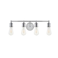 Serif 4 Light Chrome Wall Sconce