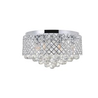 Tully 6 Light Chrome Flush Mount