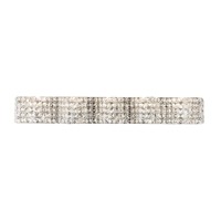 Ollie 5 Light Chrome And Clear Crystals Wall Sconce