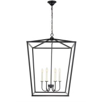 Maddox 6 Light Black Chandelier