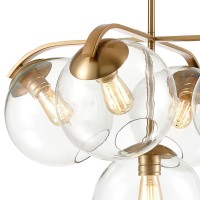 Collective 28'' Wide 5-Light Chandelier - Satin Brass