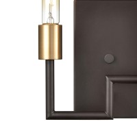 Congruency 8'' High 2-Light Sconce - Oil Rubbed Bronze