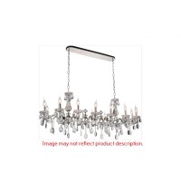 14 Light Up Chandelier With Chrome Finish